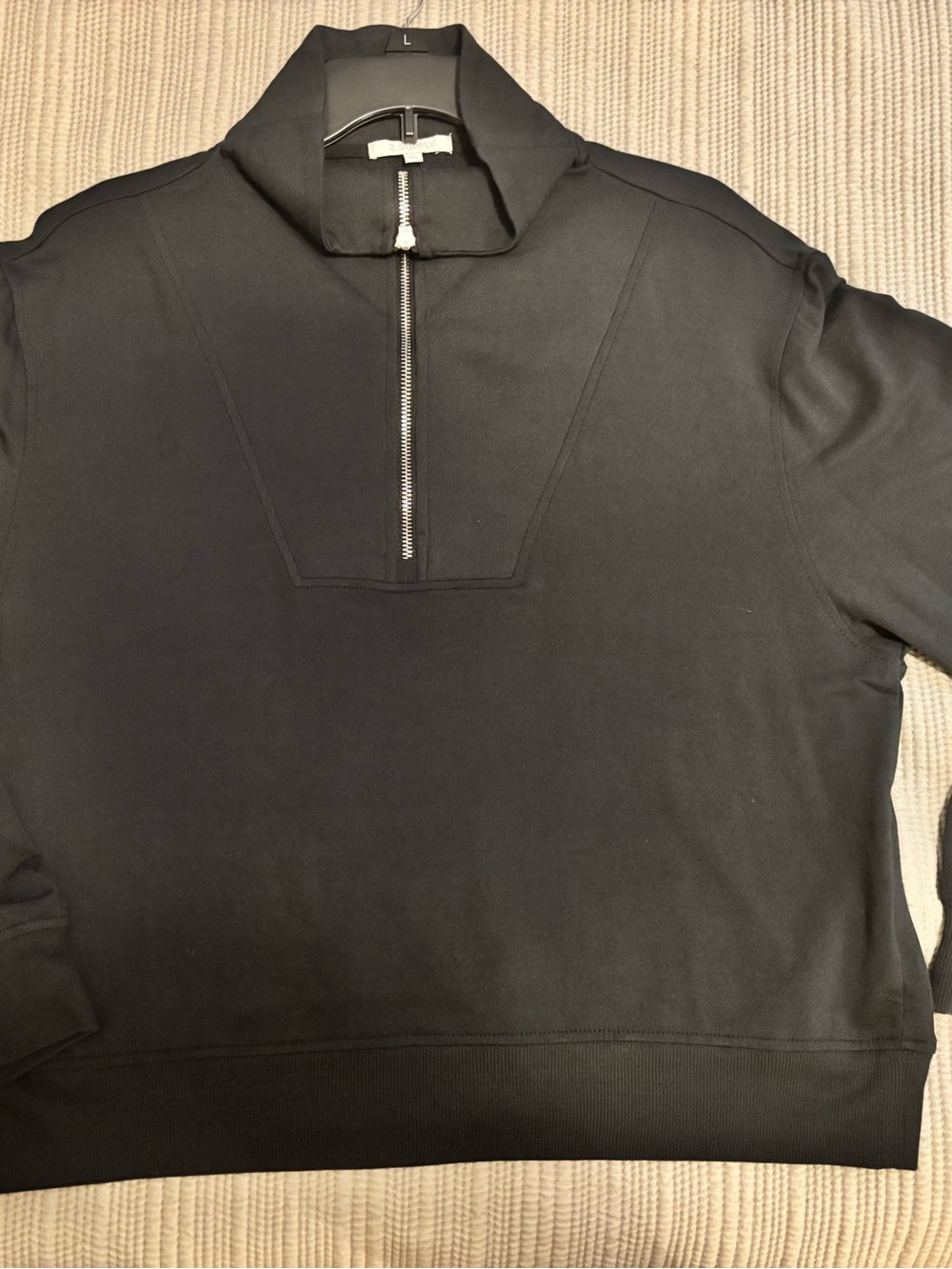 Z Supply Half Zip Fleece Sweatshirt Women's L - Picture 6 of 9